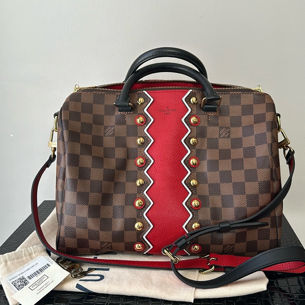 Authentic Louis Vuitton Karakoram Speedy B 30.EUC